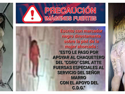 Cartel Hang Woman From Bridge With Message Written on Her Body