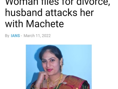 INDIA: BEAUTIFUL WOMAN STABBED BY HUSBAND.
