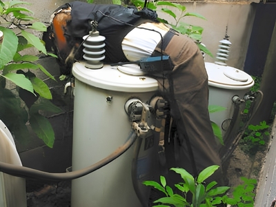 Security guard electrocuted on a transformer