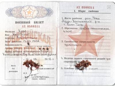 Destroyed North Korean soldiers with fake documents.