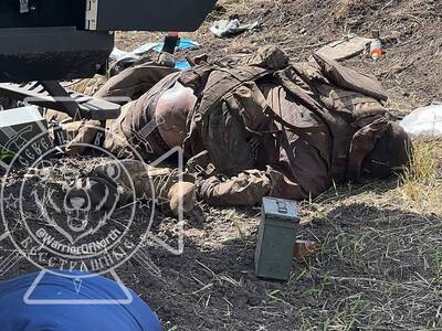 Dead Ukrainians near Kursk