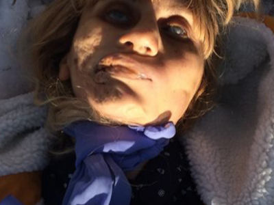 Ukranian woman frozen to death 