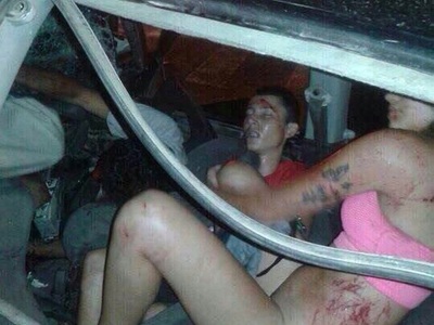 Prostitute fucking in the backseat killed after the car crash 