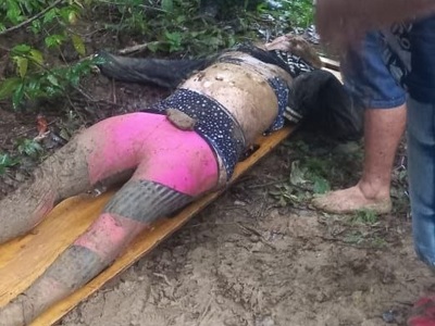 Mexican busty woman killed by drug Carter and buried in shallow grave