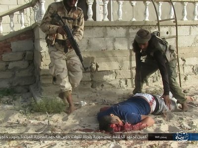 One side of the ambush of the caliphate soldiers in the apostate force