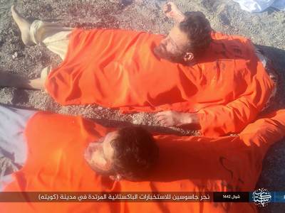Two spies of apostate Pakistani they are beheaded 