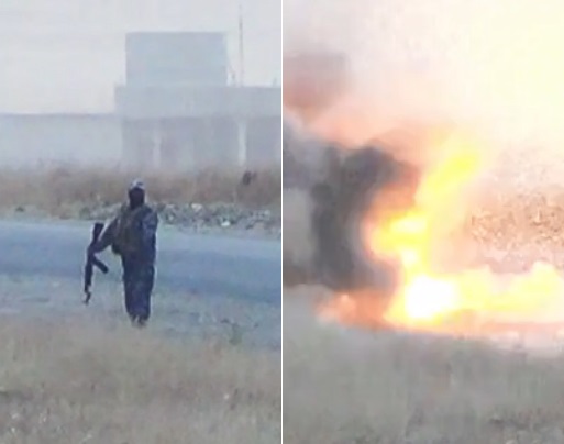 IED Takes Out Iraqi Soldier