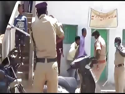 India police beating during covid 19 quarantine 