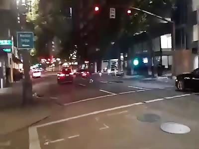 Portland Shooting During A ANTIFA/BLM vs Trump Caravan