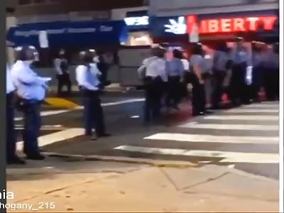 Police Officer run over in Philly Riots