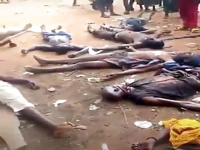 Massacre by Nigerian Terrorists (aftermath)
