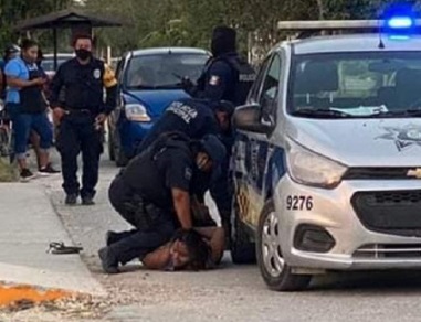 Police Kill Woman in Tulum with Knee on Her Neck, Resembling the Death of George Floyd