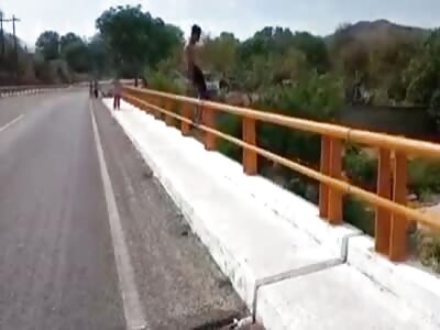 man commits suicide by jumping off bridge