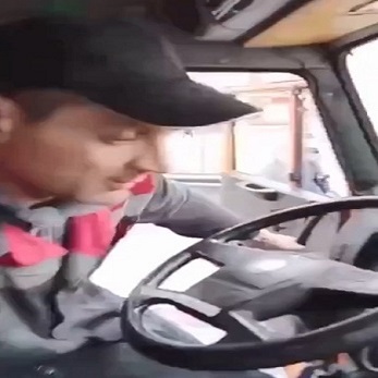 Truck Driver Burnt Alive In Cab { Full Version }