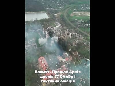 Use of American JDAM Smart Bombs on the battlefield by Ukrainian Army