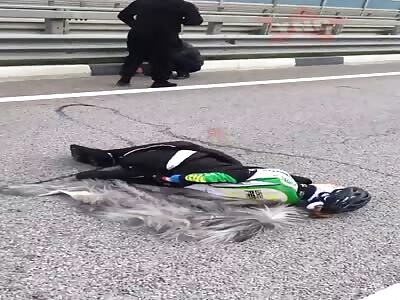 Four cyclists crashed on the highway in Sochi 