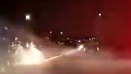 In Voronezh, a drug dealer shoots fireworks at the police
