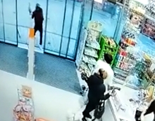 Random attack in a drugstore in Mosbach, Germany