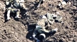 UA overlooks a RU position with multiple dead soldiers