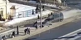 Krasnoe Selo, two children hit by van