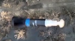 Drone drops grenade at Ukrainian soldiers, near Kupyansk