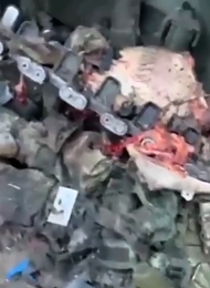 Mangled bodies of Ukraine soldiers