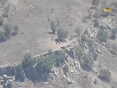 PKK Fire A Missile At Stationary Turkish forces (20/06/2021)