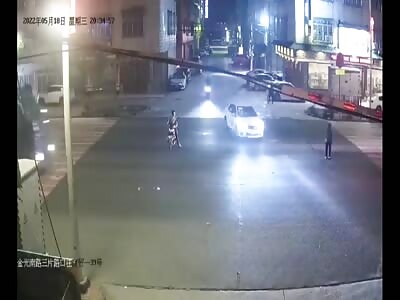 Chinese woman killed by speeding car
