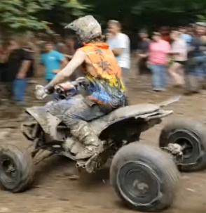 ATV Rider Fucking SENDS Himself to the Grave.