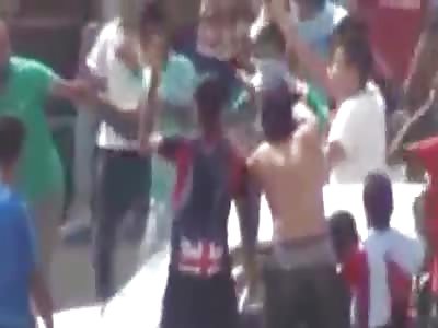 Berber Man Lynched and Beaten by Arab from Algeria 