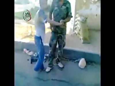 Man Beaten by Syrian Army for Supporting FSA 