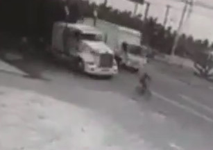 Cyclist Fatally Run Over by Truck