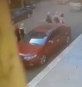 Driver Intentionally Hit Pedestrians in Turkey
