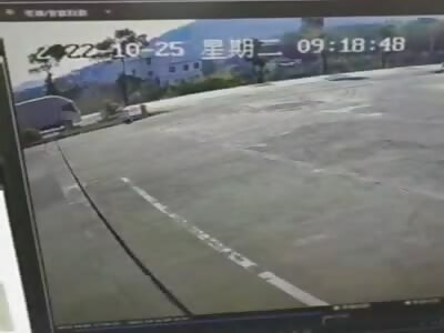 man gets hit by truck