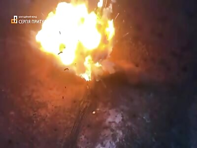 Ukrainian SOF destroyed a russian tank