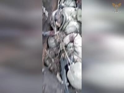 Dead russian soldiers in Bakhmut
