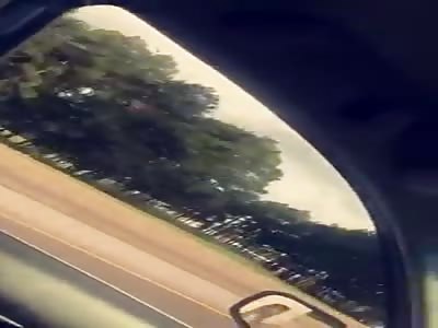 Crazy Fuck Jumps Out Of Suv At Speed