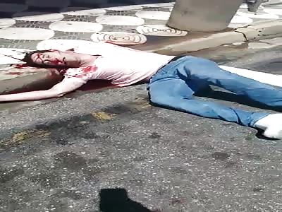 Thief kill a poor worker  in Sorocaba SP Brazil (another angle) 