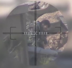 SAA Soldier Being Killed with Multiple Sniper Shots