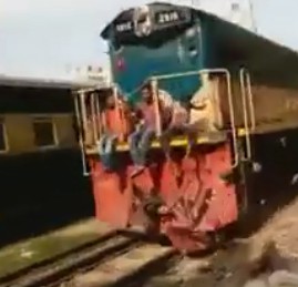 Watch The Horrific Moment When Distracted Man is Annihilated by Train