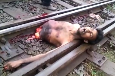 Horrible Video Shows Man Ripped in Half and Still Alive in the Rails 