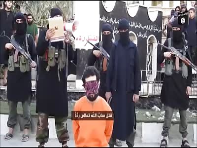 ISIS Handgun Execution In Syria's Yarmouk Refugee Camp 