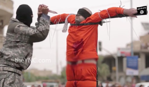 New ISIS Execution Shows Man Tied Up Being Killed With Knife Blows
