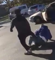 Black Men ATTACK AND BEAT White Man for Supporting Trump