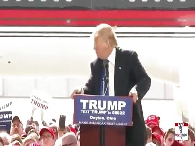 Trump gets PHYSICALLY ATTACKED in Ohio, Secret Service jump in.