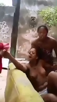 Topless Woman is Beaten pretty Badly by 3 Others 