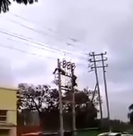 Power Lines Worker being Fried is Rescued..Not Sure if He Lived or Died 