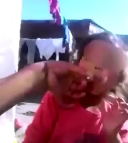 Woman from Argentina Forcing her Daughter to Smoke Marijuana 