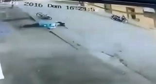 CCTV captures Rider's Fatal Collision