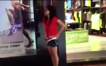 Short Video of Girl Fingering Herself in the Street 